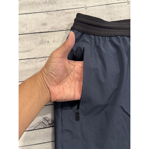 HILL CITY Mens Jogger Pant Sz Medium Blue Tech Athletic Performance Drawstring - Picture 9 of 16